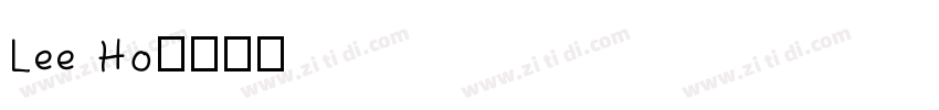 Lee Ho字体转换
